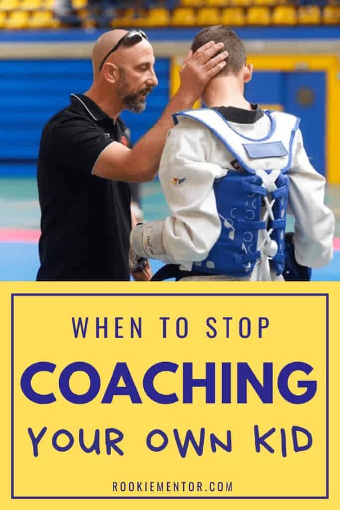 Coach and son | When to Stop Coaching Your Child?