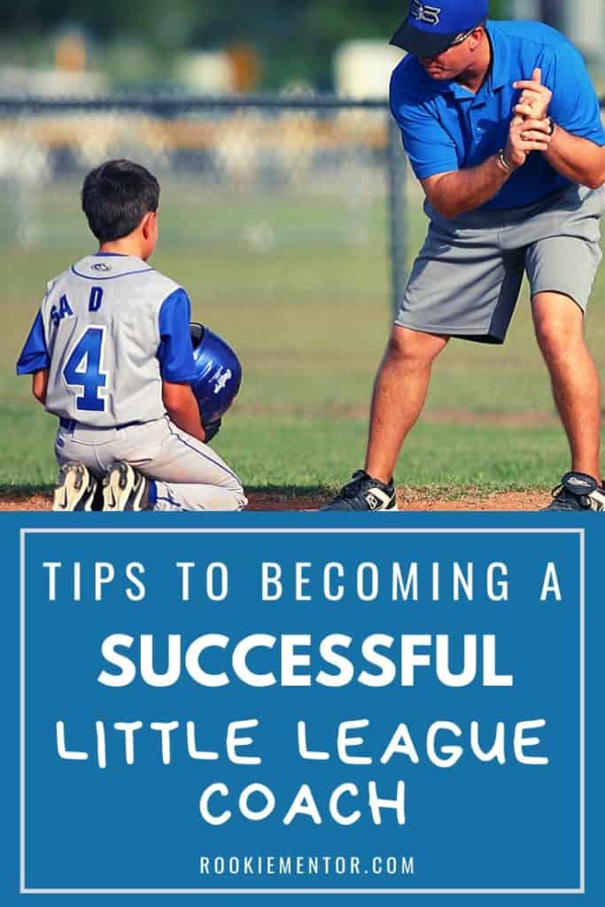 Man teaching little league baseball | How Do You Become a Successful Little League Coach