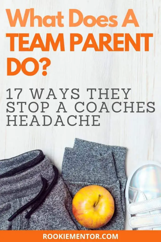 Apple, shoes and sweatpants | What Does A Team Parent Do? 17 Ways To Stop A Coaches Headache