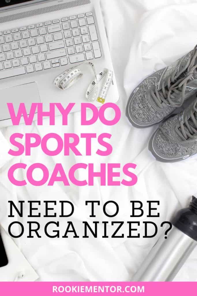 Shoes, laptop and drink bottle | Why Do Sports Coaches Need To Be Organized?